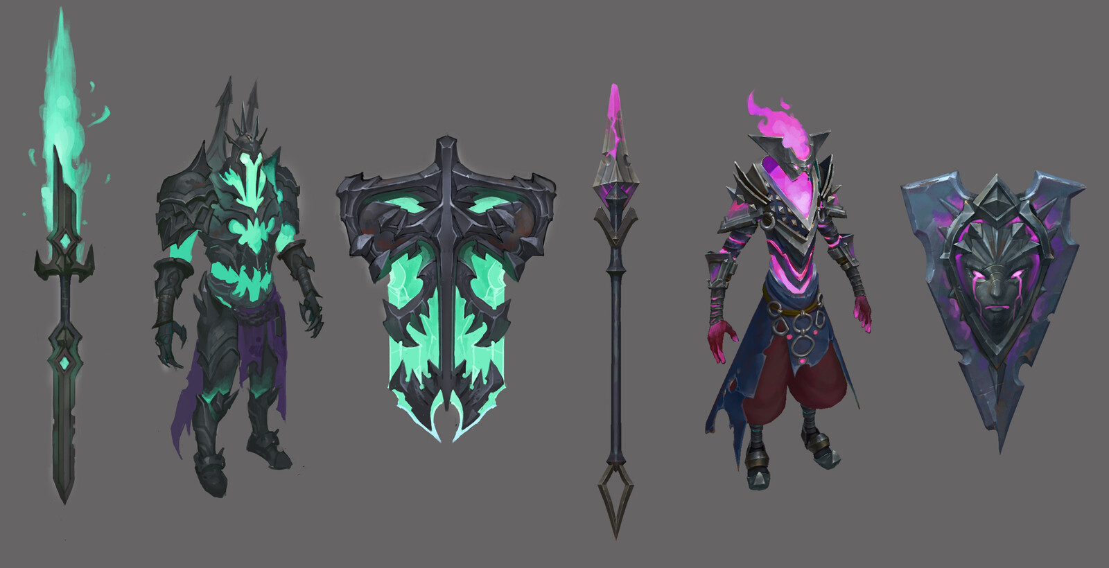 original design by Baldi Konjin, paintover in game model for both color concept and a miniboss variant by me