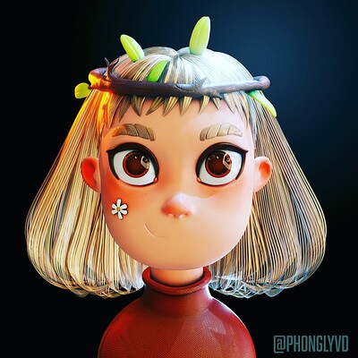 Draw this in your style using ZBrush and Blender