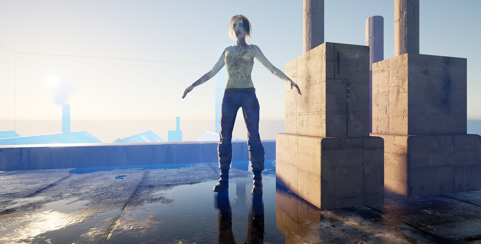 Unreal real time render