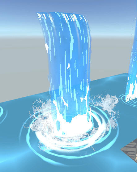 Stylized Waterfall
