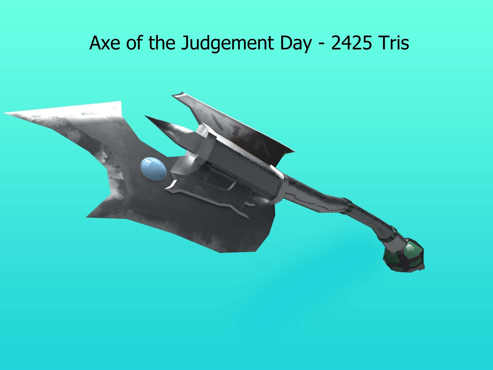 ArtStation Axe of the Judgement Day WOW