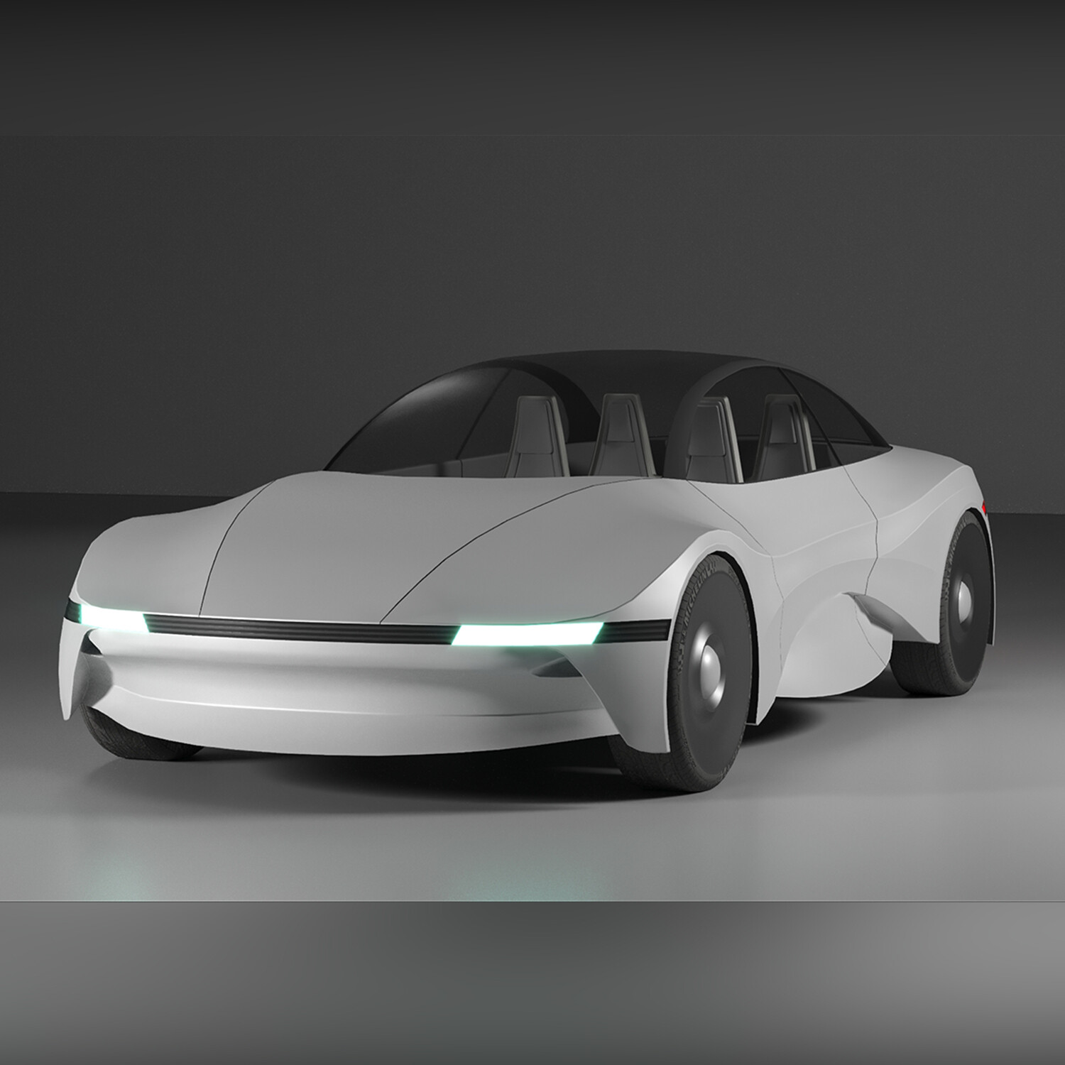 ArtStation - Apple iCar Concept Car (not official) - Game Asset