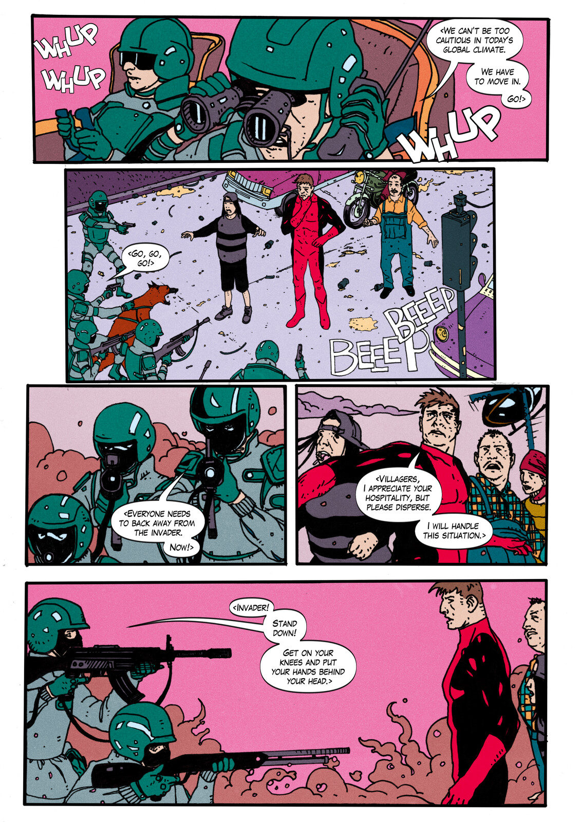 Sovereign by Brian Menard 
Artist by Aaron Kearney
Color by me 