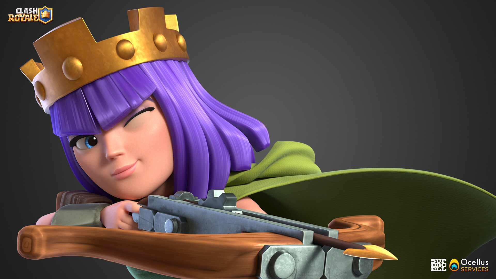 ArtStation - Clash Royale - Champions: Archer Queen