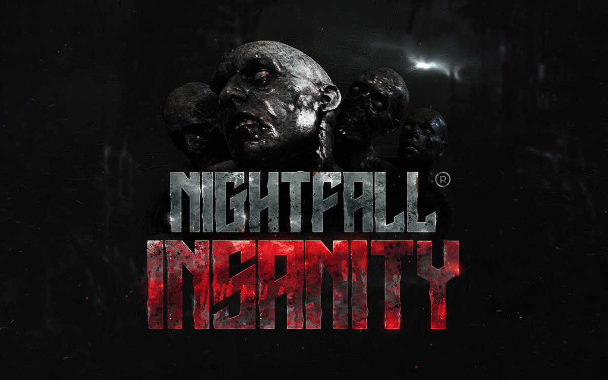 GAME LOGO - NIGHTFALL INSANITY, image size:1200x750