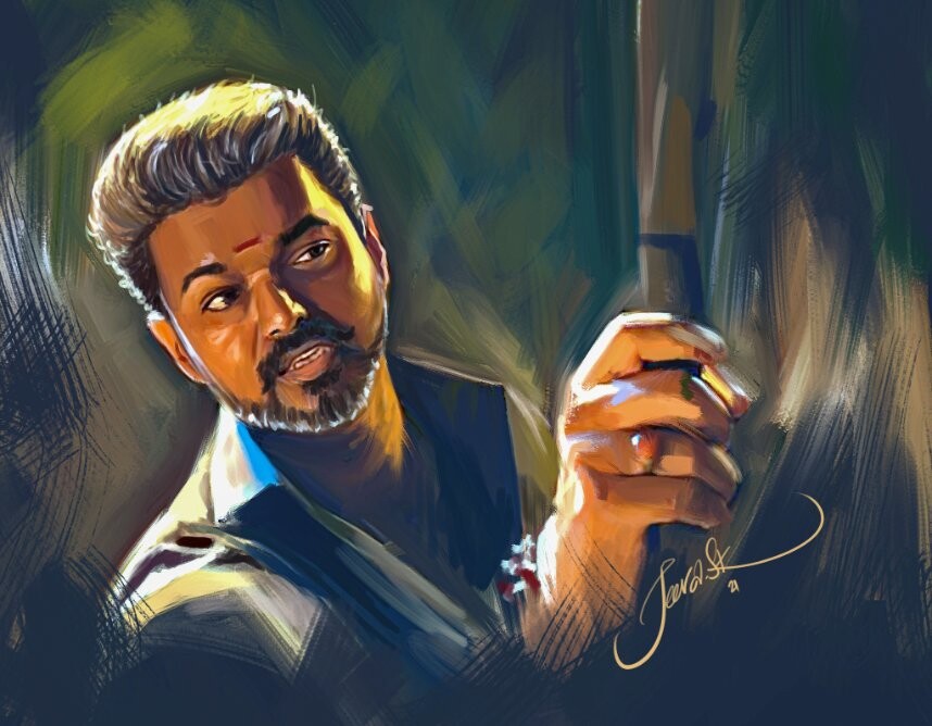 Drawing Of Vijay Face On Wall Master, HD wallpaper | Peakpx