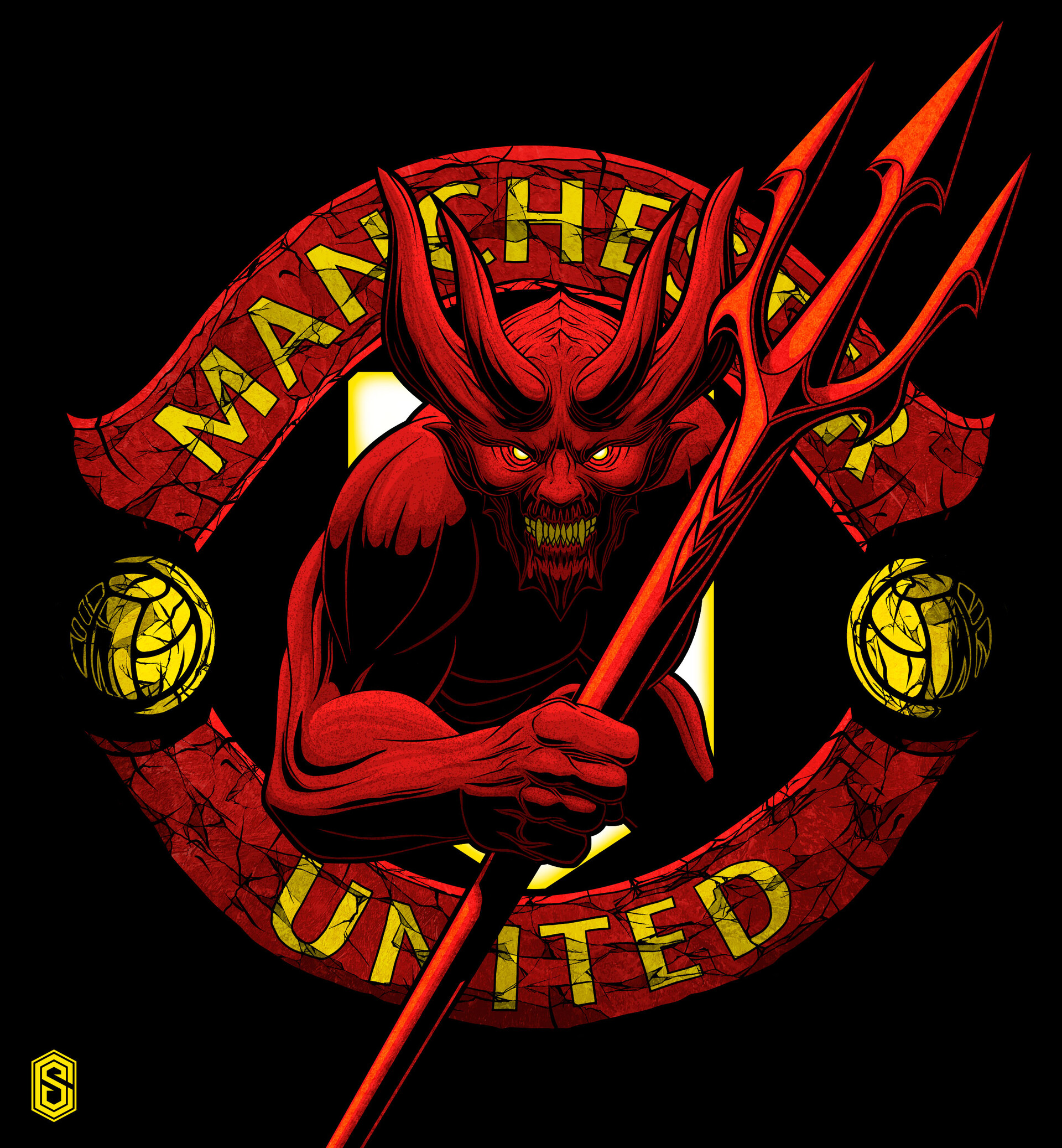 manchester united devil wallpaper