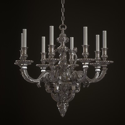 Chandelier inspired by André-Charles BOULLE