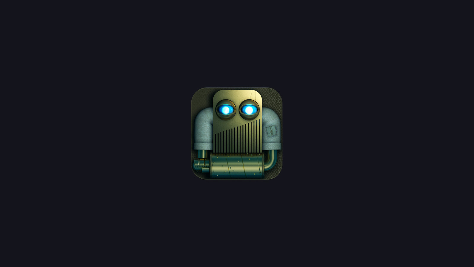 An 2013 iOS icon based on a small music box.
Misty is an old boxer robot who turned to a soulful music box player. (3D render + ps).
