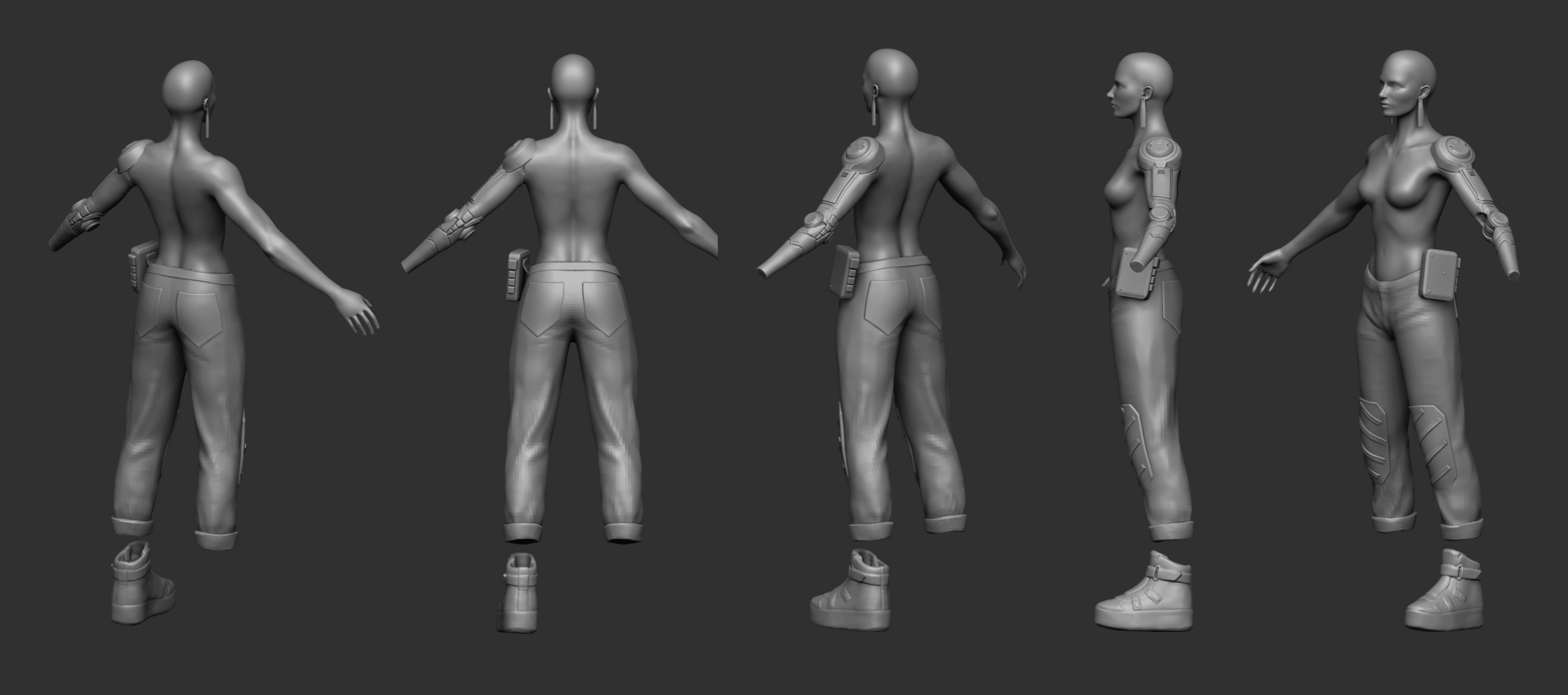 Fleshing out shoes / feeling out balance with accessories