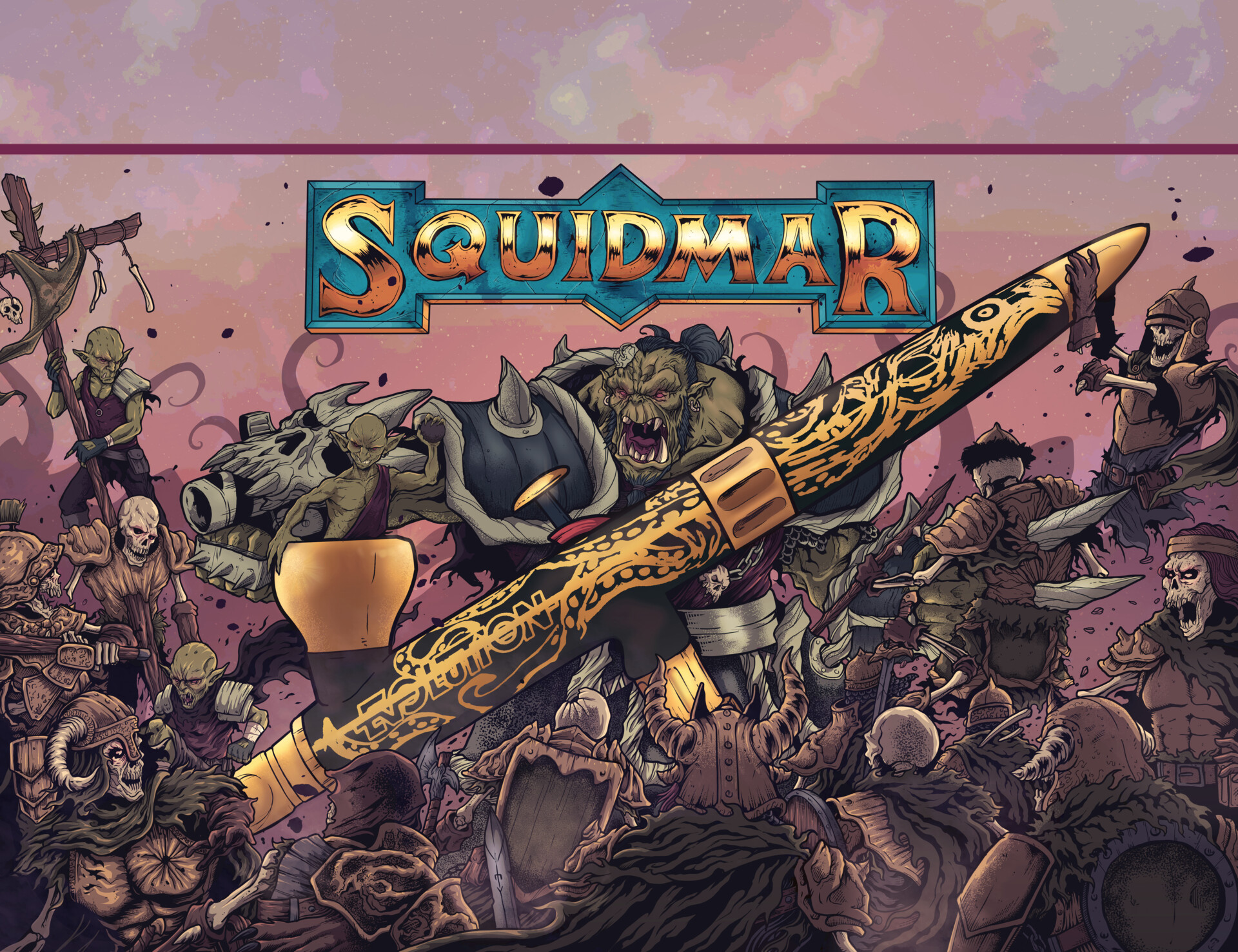 ArtStation Squidmar Airbrush packaging design