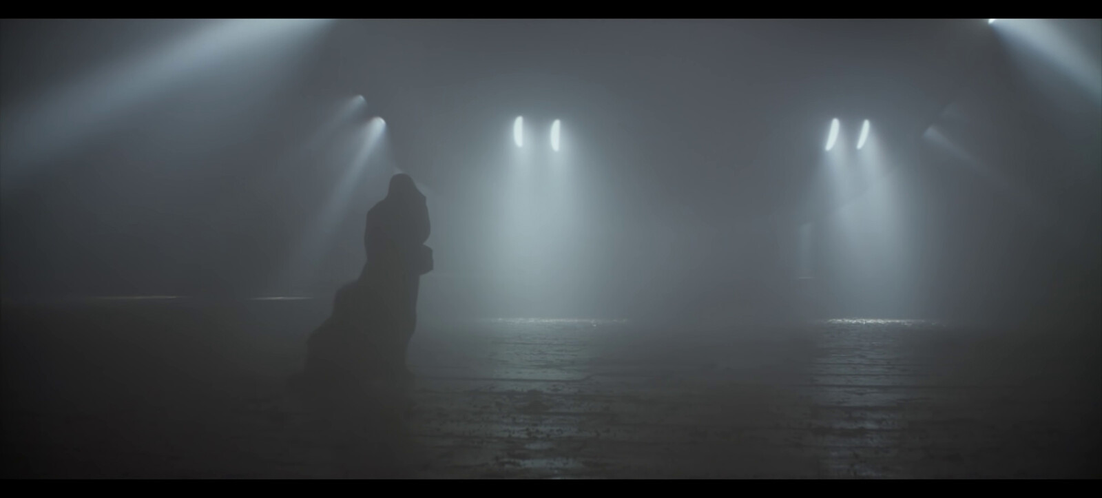 Final frame as seen in the film. I love Rebecca Ferguson's pose, tightly wrapped in the cold and leaning into the violent wind.