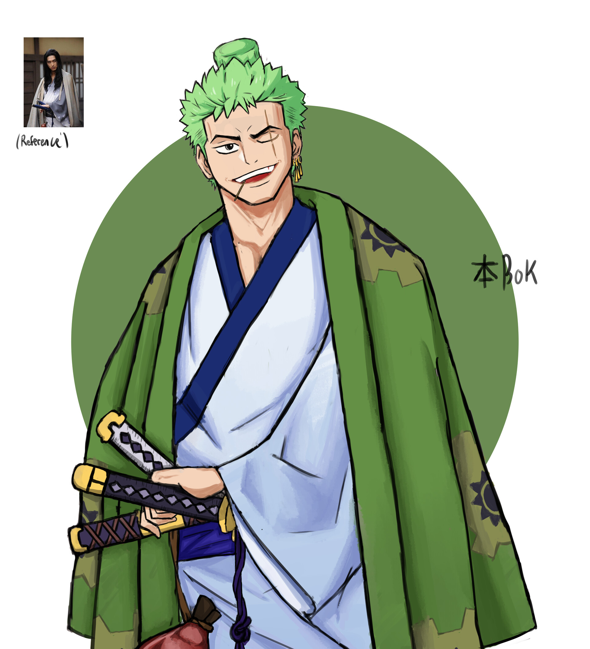 ArtStation Zoro Wano