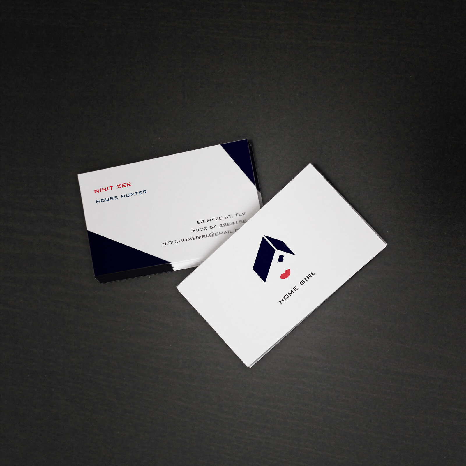 Logo for an independent property scouter (Biz Card)