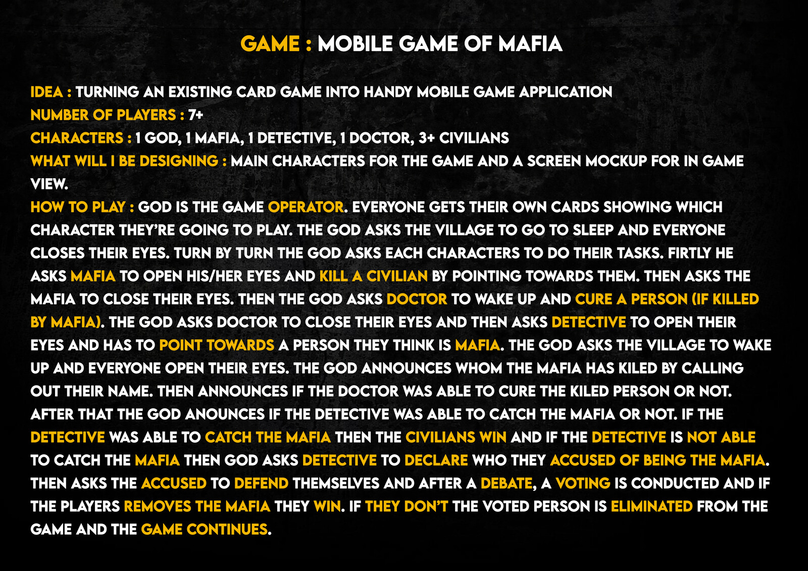 About The Game