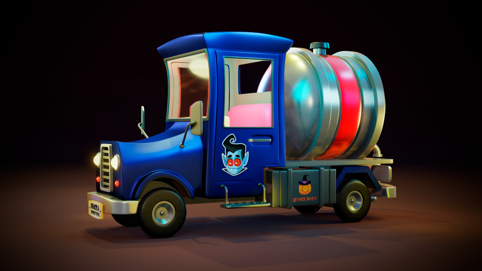 ArtStation DRACULA'S TRUCK