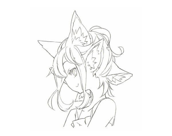 ArtStation - How to draw “kemono mimi” animal ears on characters