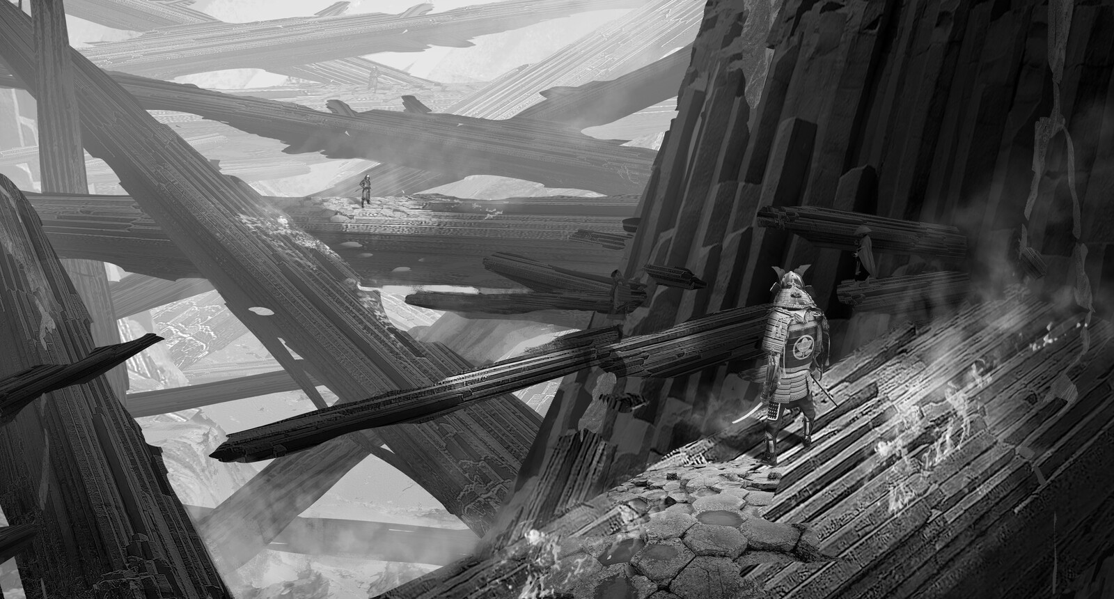 Area Concept--lava rock tunnel