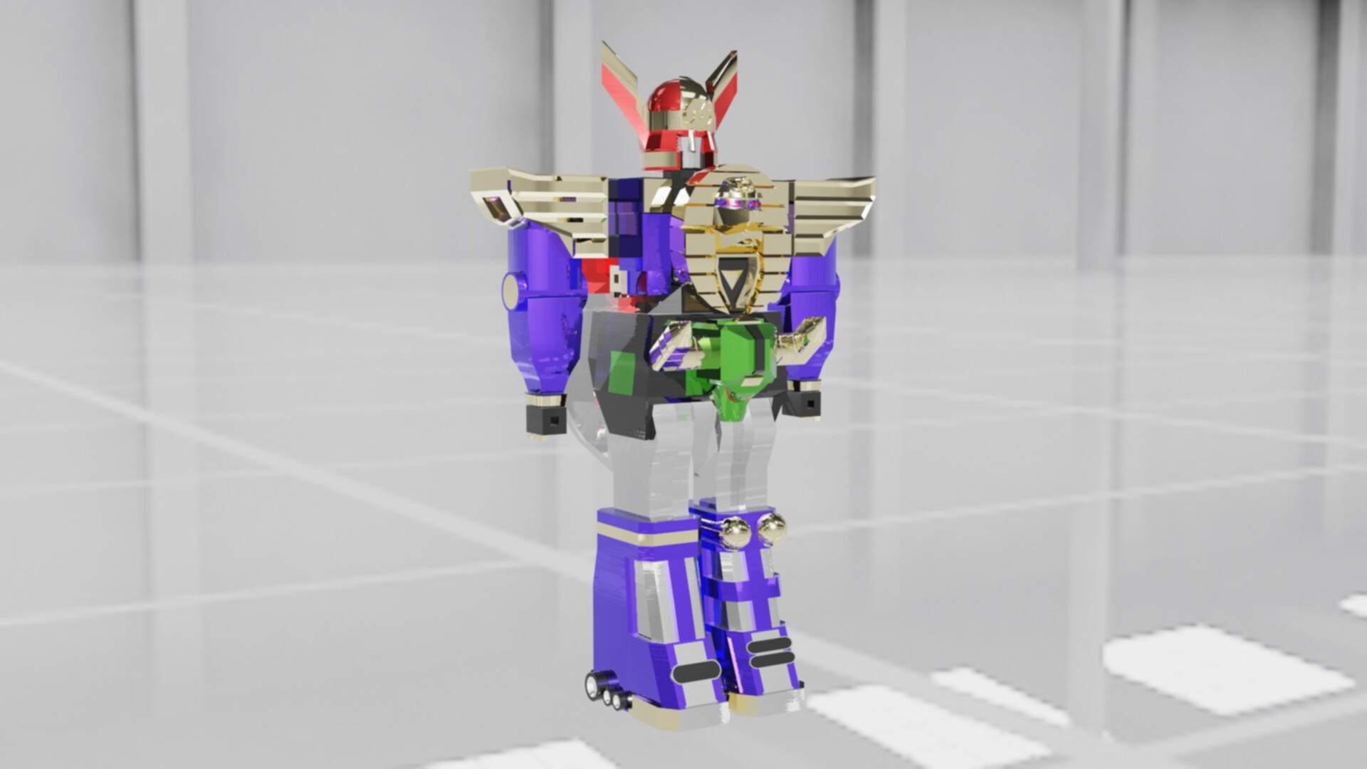 ArtStation - Zeo Megazord / Ohranger Robo