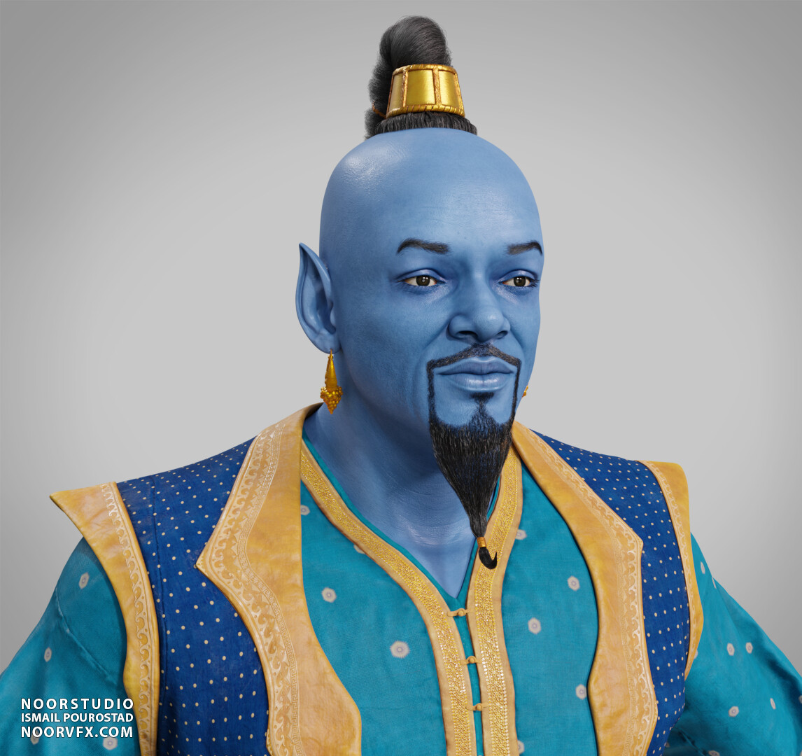 ArtStation - Genie in Aladdin
