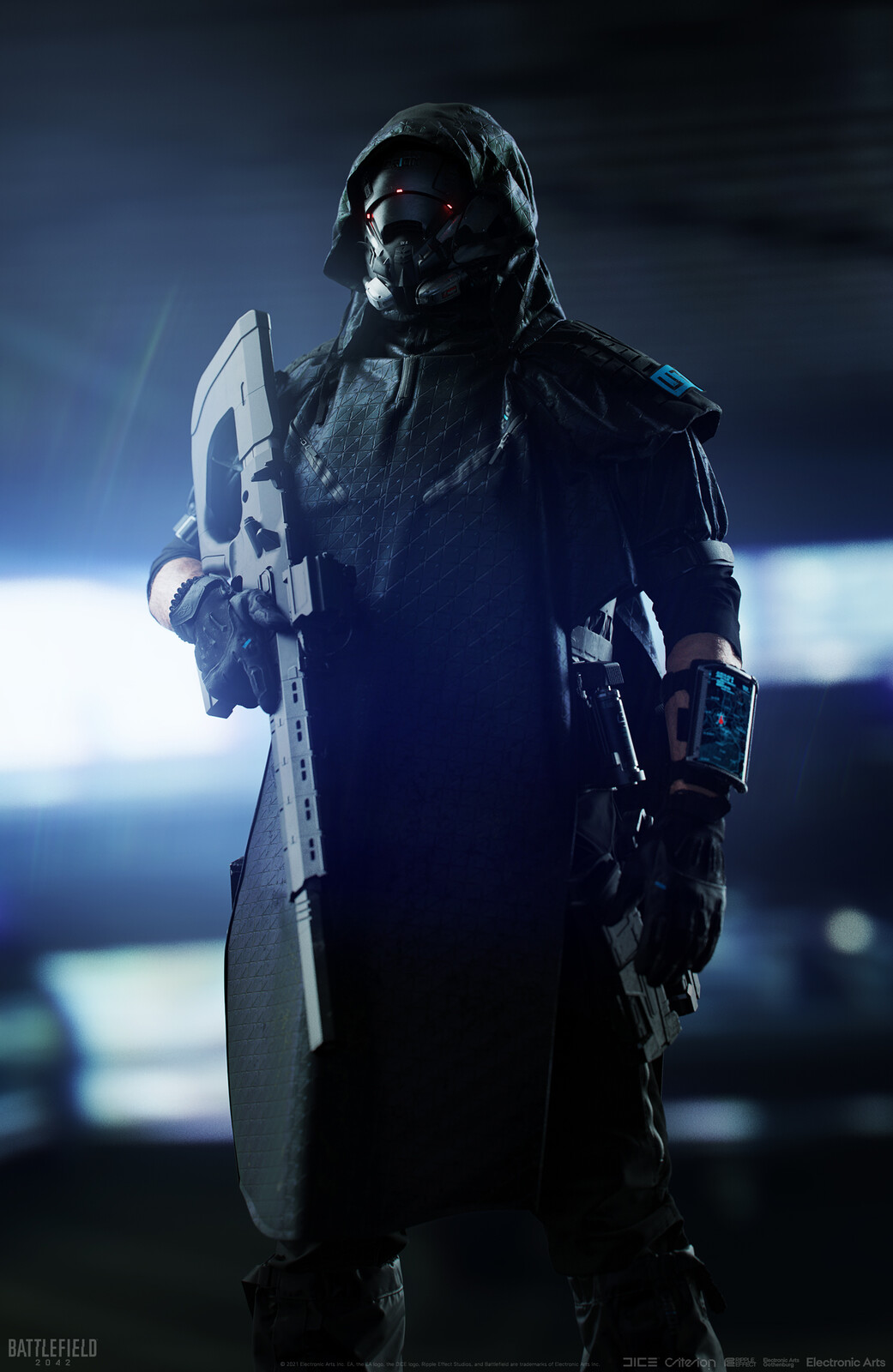 "Battlefield 2042" Final concept art of Casper's Legendary Prototype 2055 skin