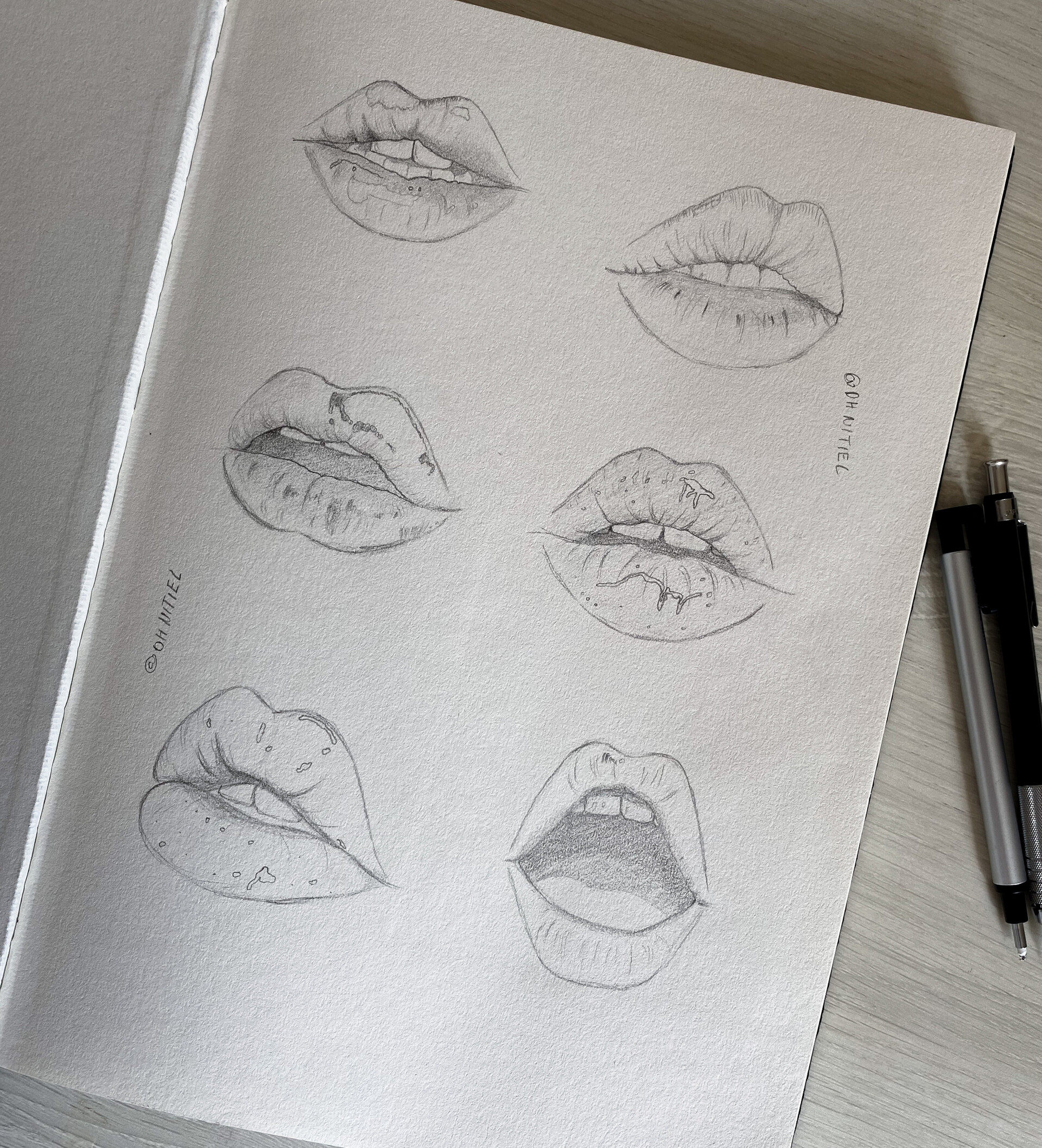 DO's AND DON'Ts - How To Draw Realistic Lips - Ballpoint Pen - DeMoose Art  - YouTube