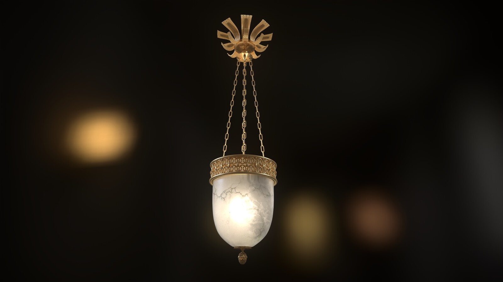 Albaster lighting pendant
