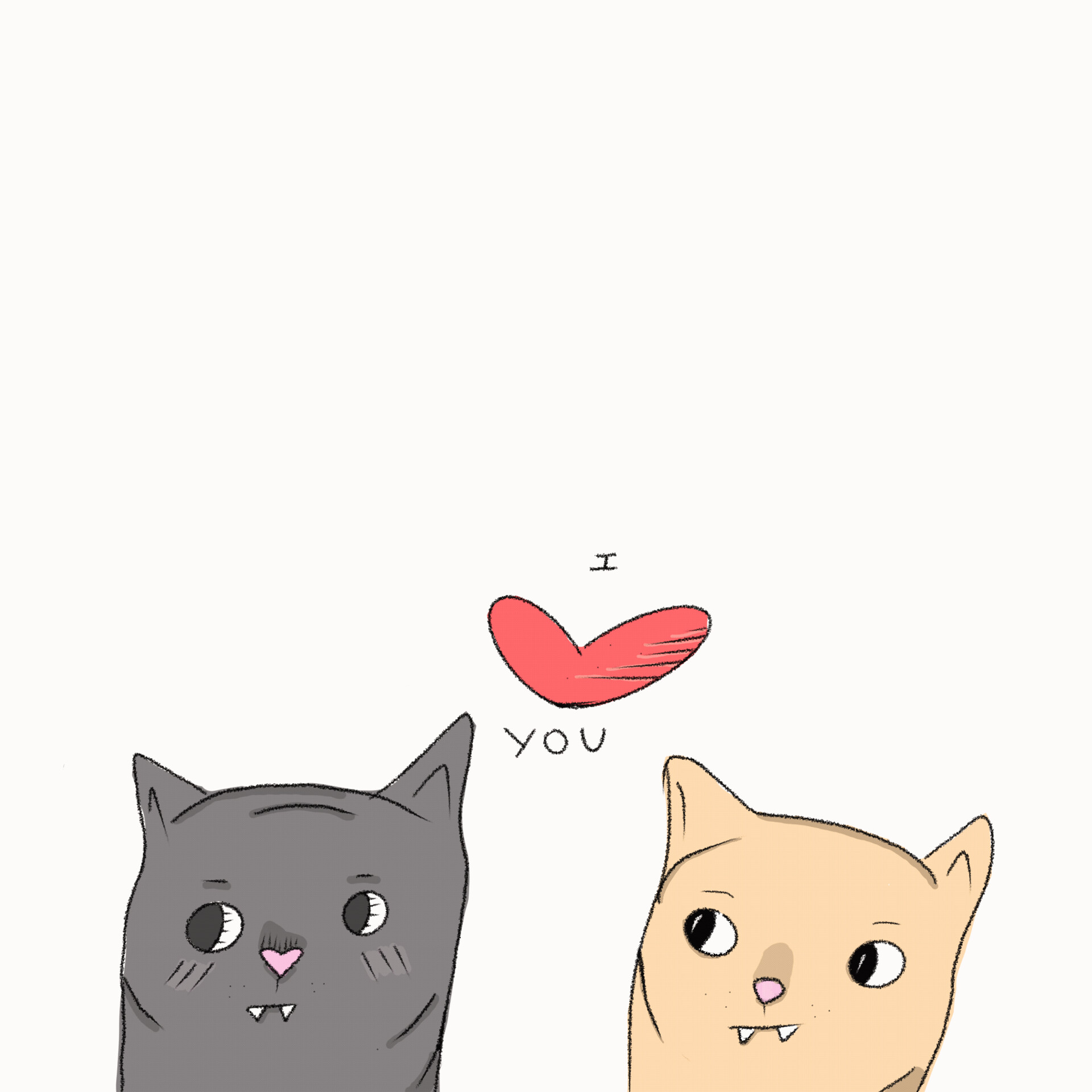 ArtStation - Two Cats In Love