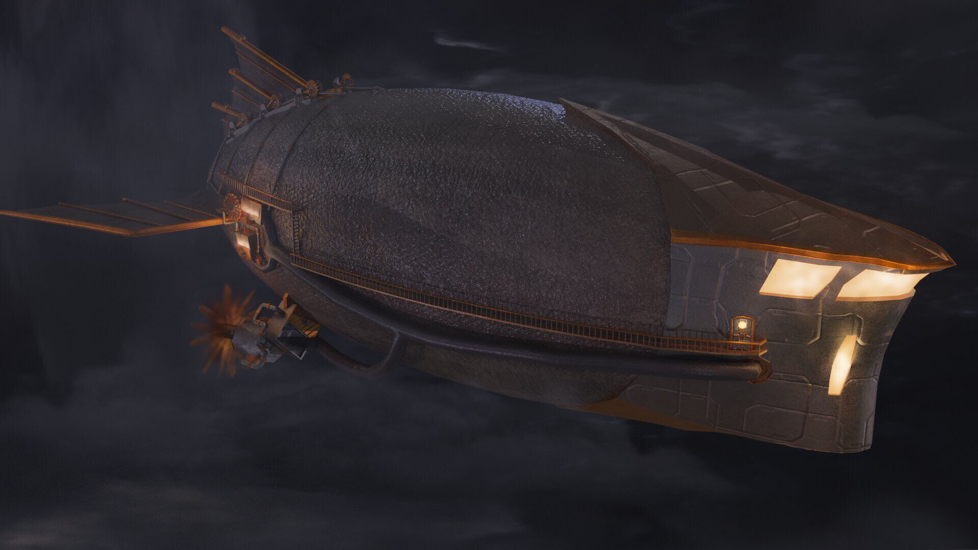 ArtStation - дережабль