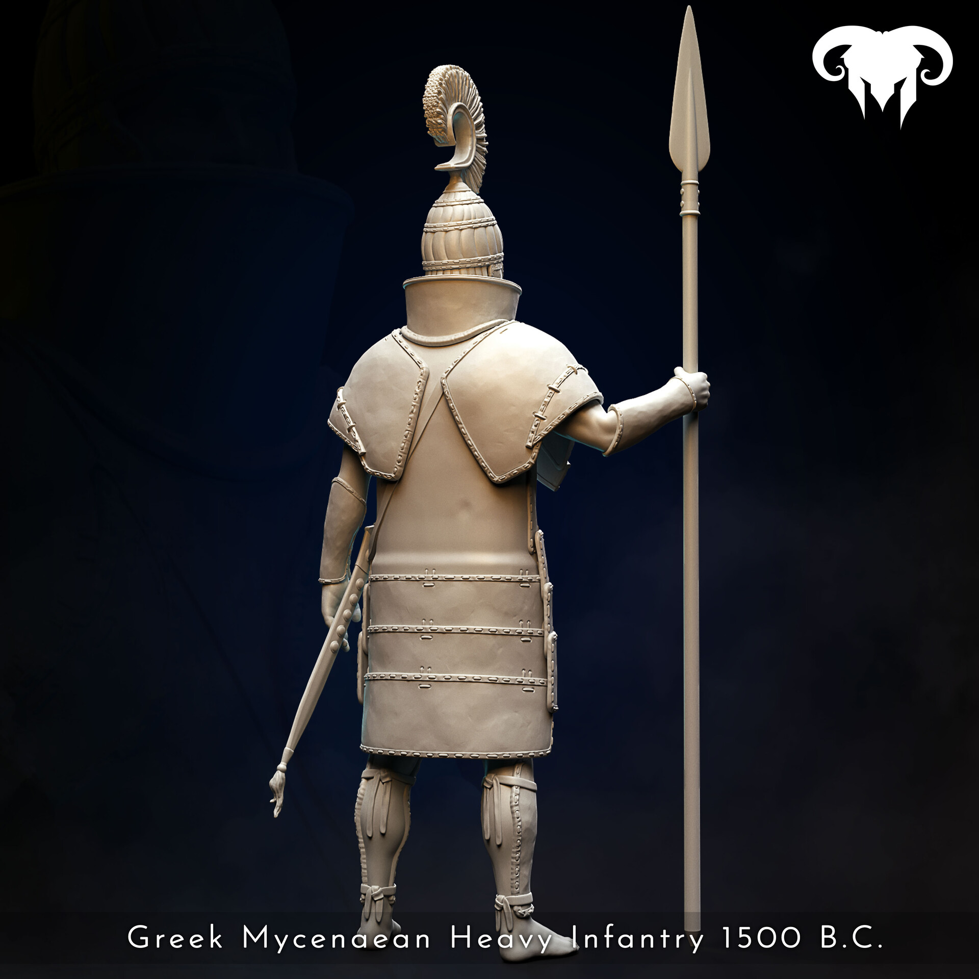 Greek Mycenaean Heavy Infantry 1500 B.C. Palace Guard!