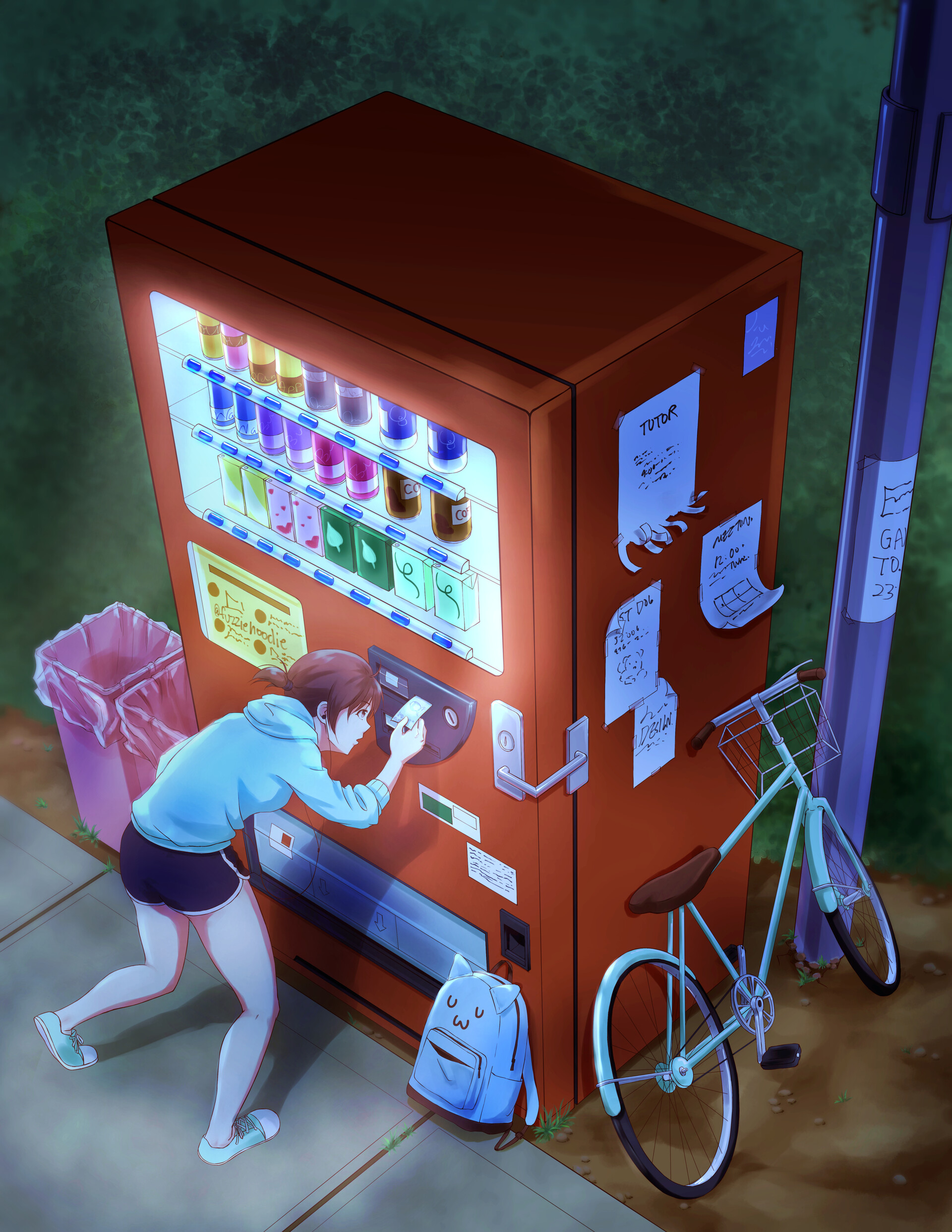 ArtStation - The Red Vending Machine