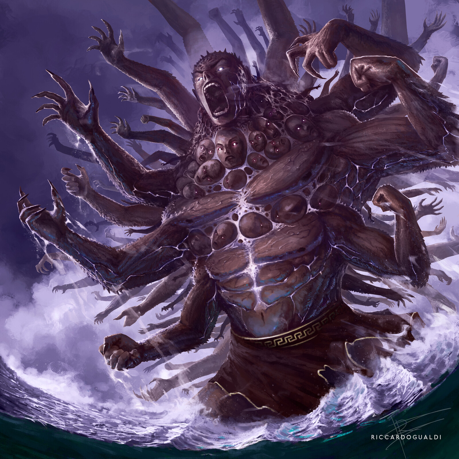 Riccardo Gualdi - Hekatonkheires, Hundred-Handed Ones