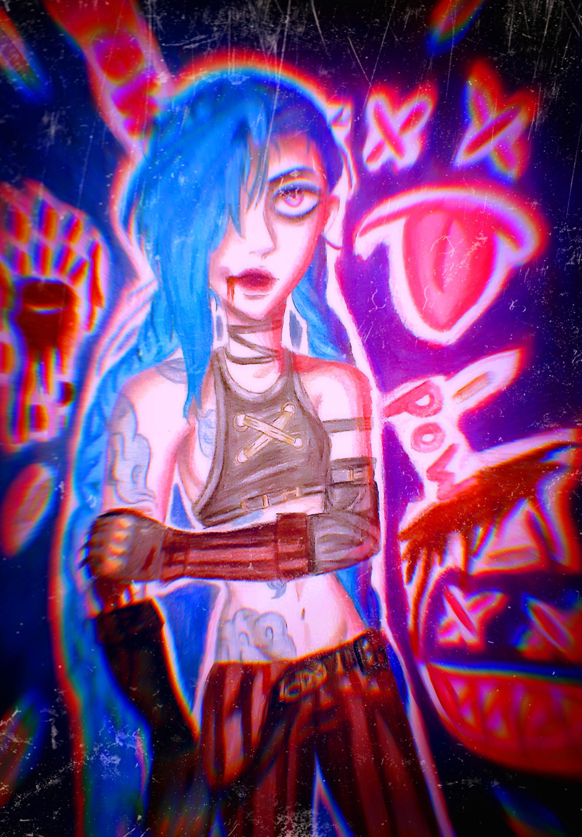 ArtStation Arcane Jinx/Powder fanart 🧨