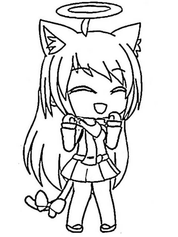 Gacha Life Coloring Pages