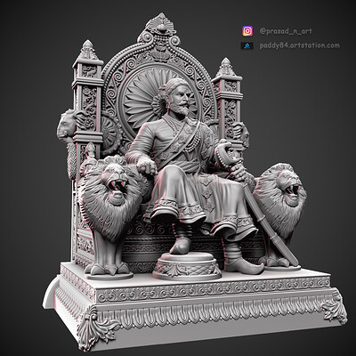 CHATRAPATI SHIVAJI MAHARAJ - 3D model by Mohit.Khirdekar [a212bc8] -  Sketchfab