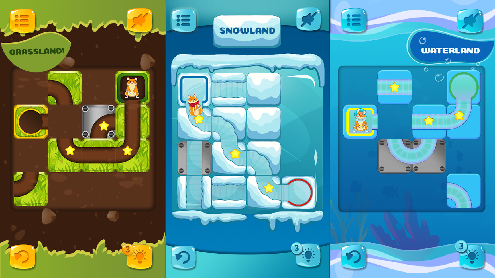 Puzzle game hamster
