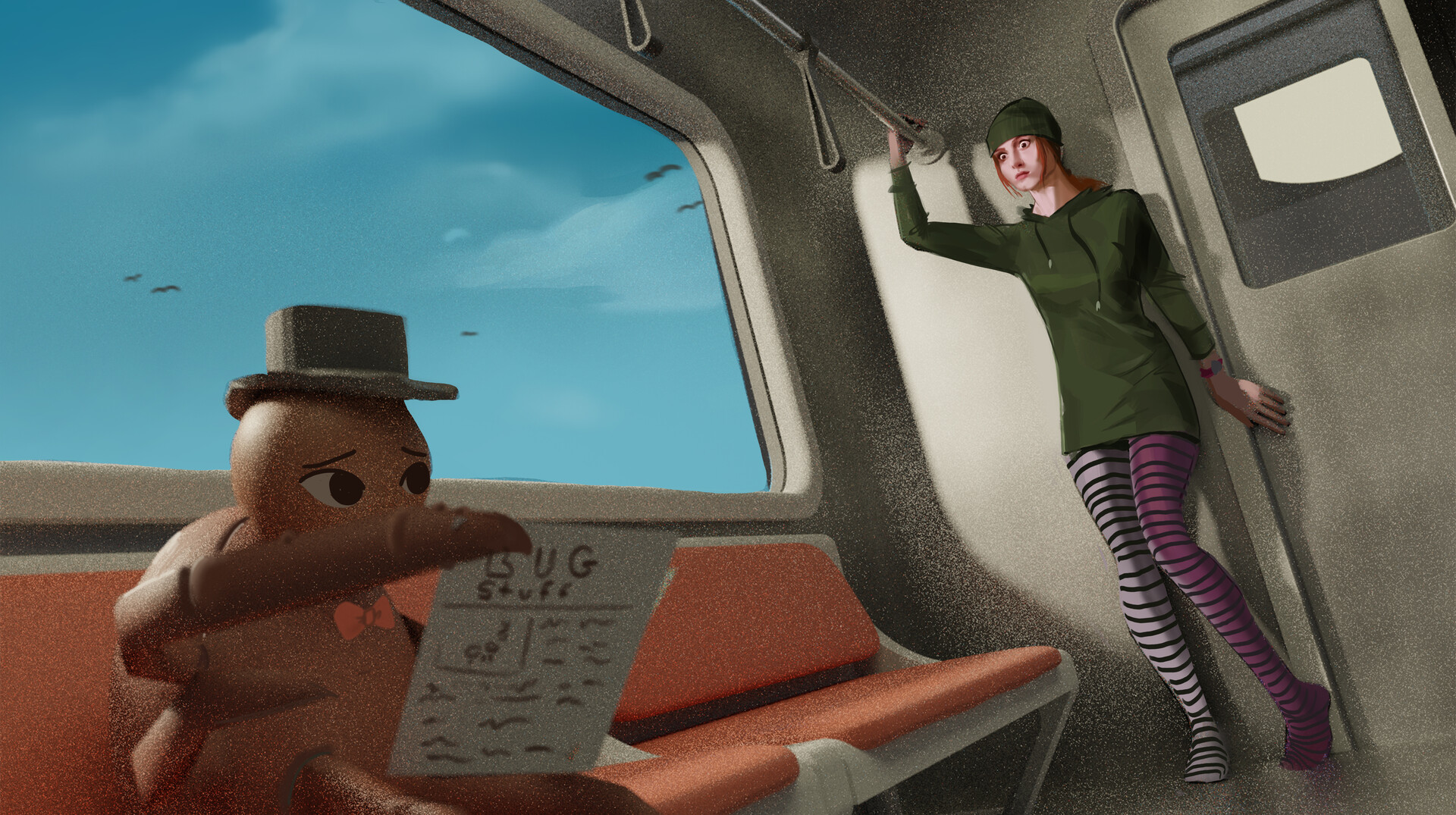 ArtStation - Totally Normal Commute