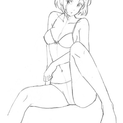 Anime Sexy Poses - Free Drawing References