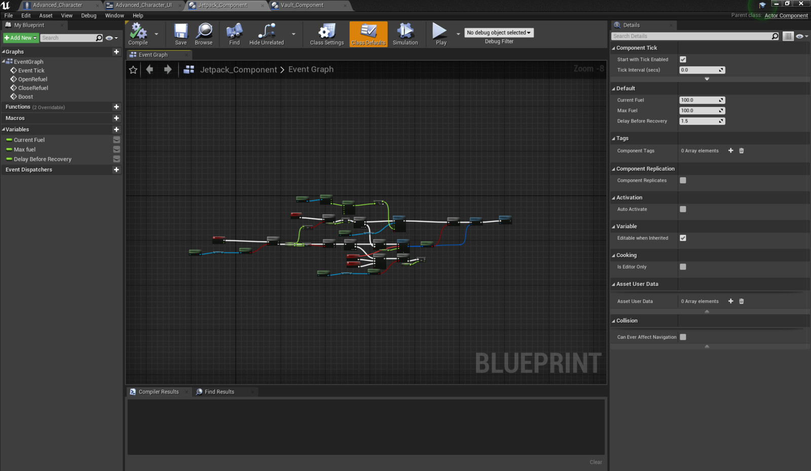 Standalone jetpack component