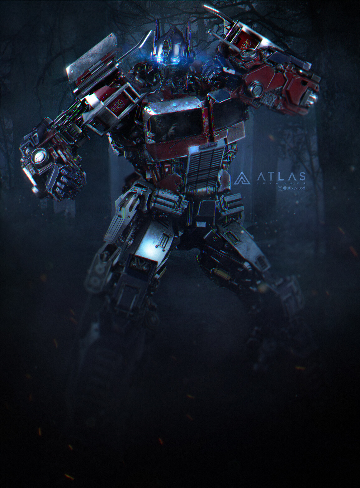 artstation transformers rise   beasts optimus prime