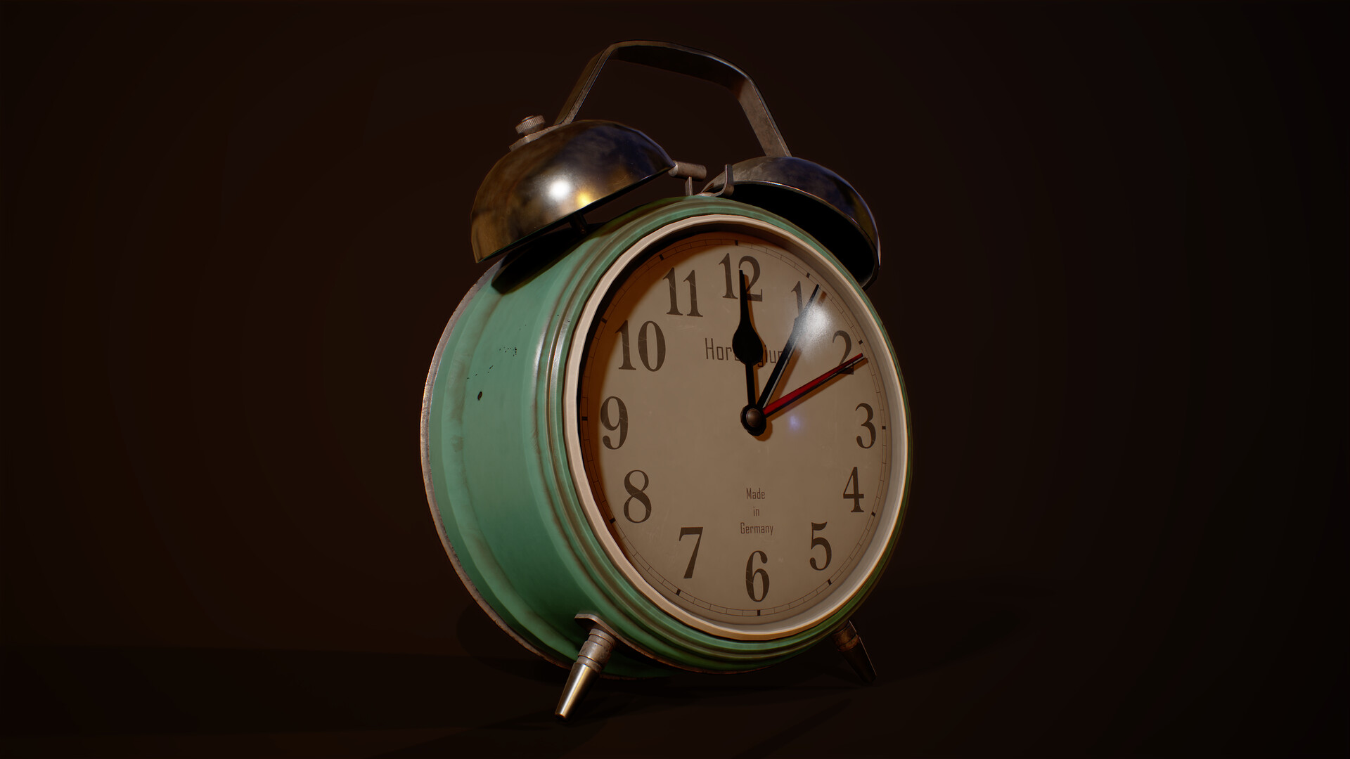 ArtStation Old Alarm Clock (Horror Bedroom)