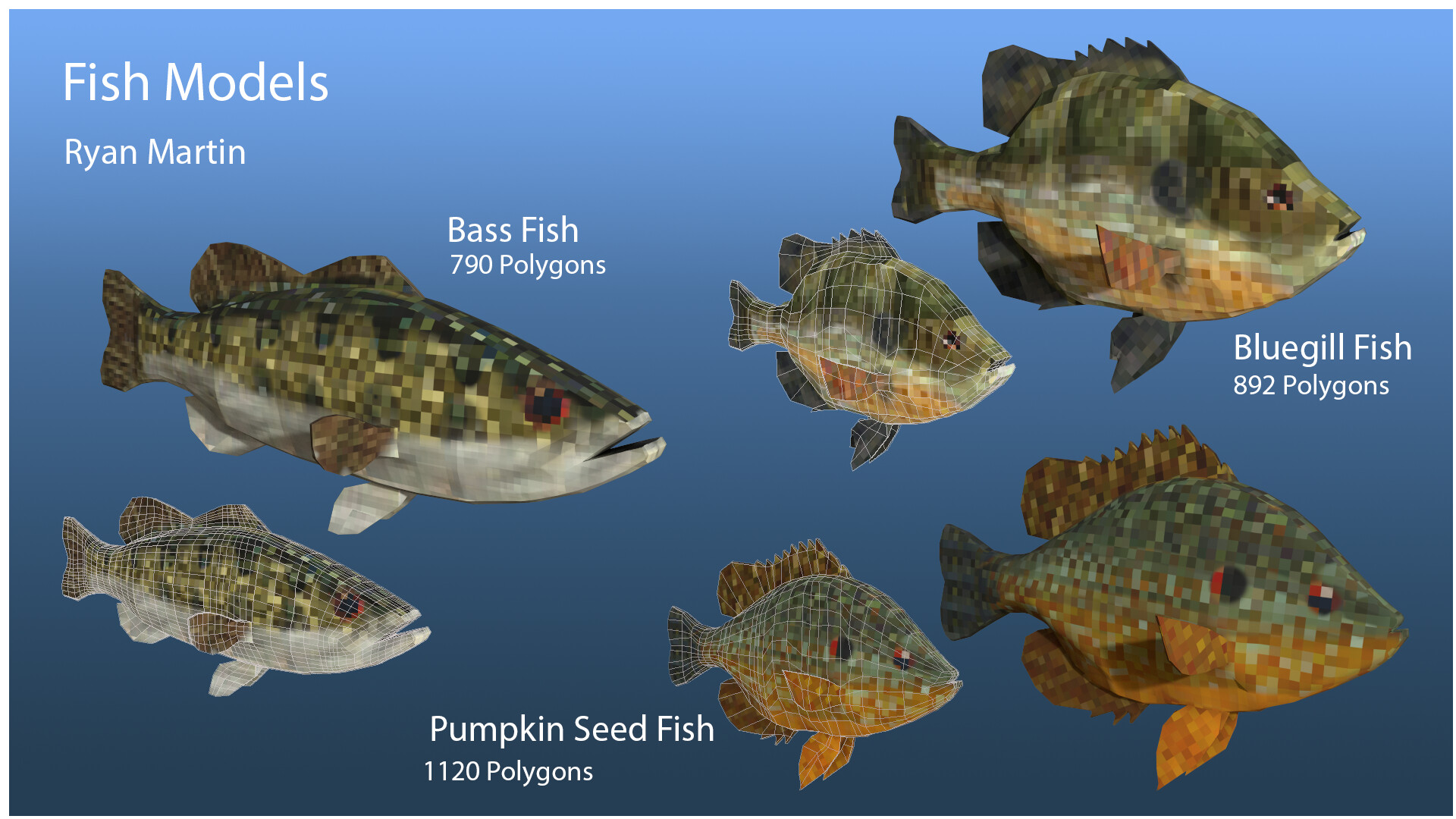 ArtStation Fishin' With the Homies Fish Models