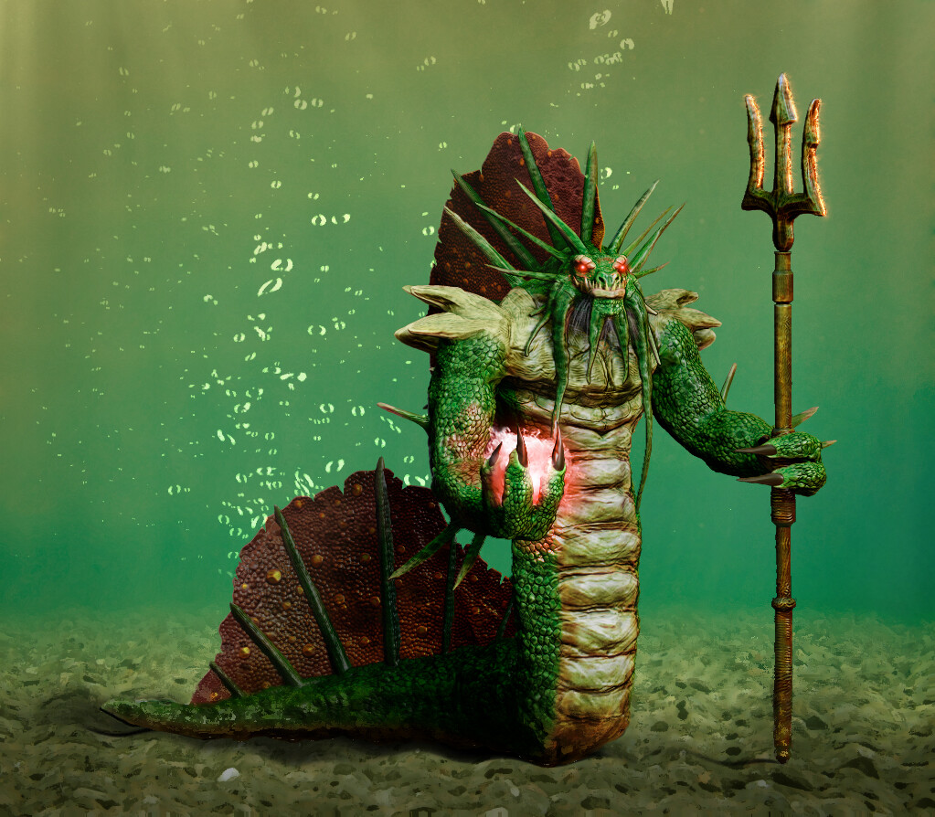 ArtStation - Naga | ZBrush to Photoshop