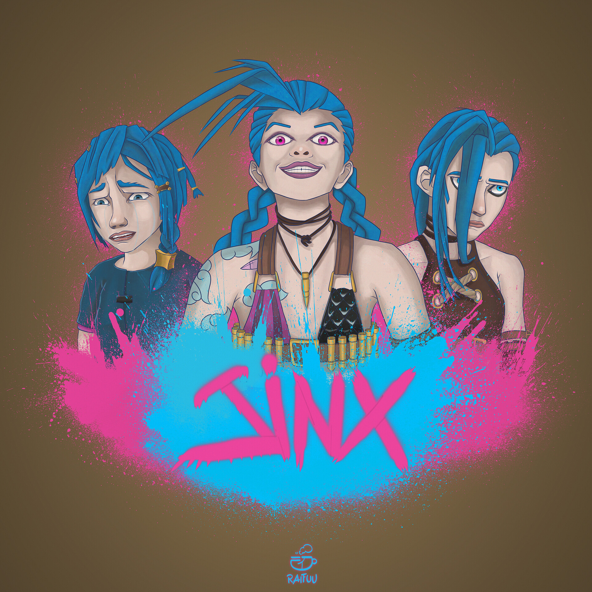 ArtStation From Powder to Jinx