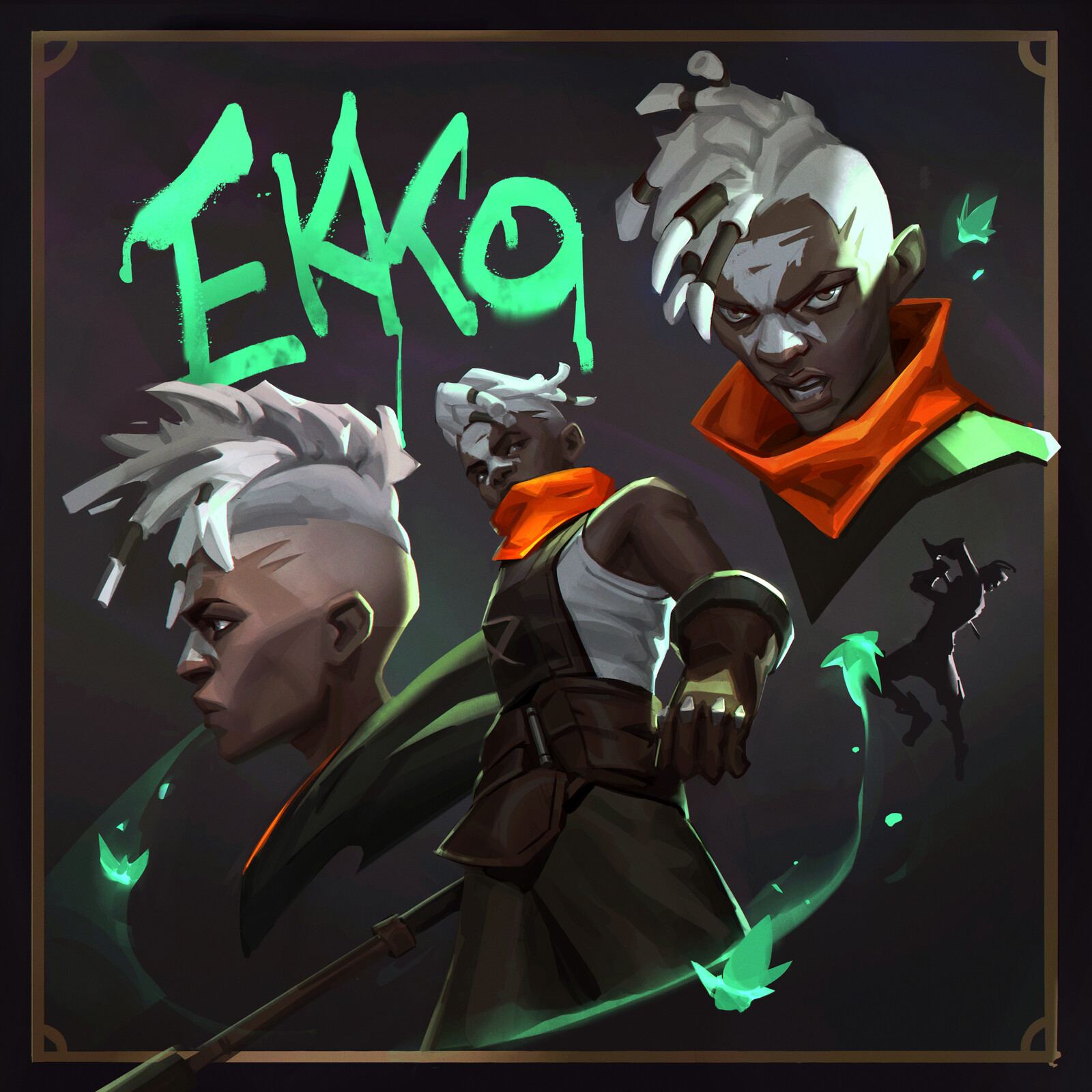 Fanart after watching Arcane- Ekko &lt;3
