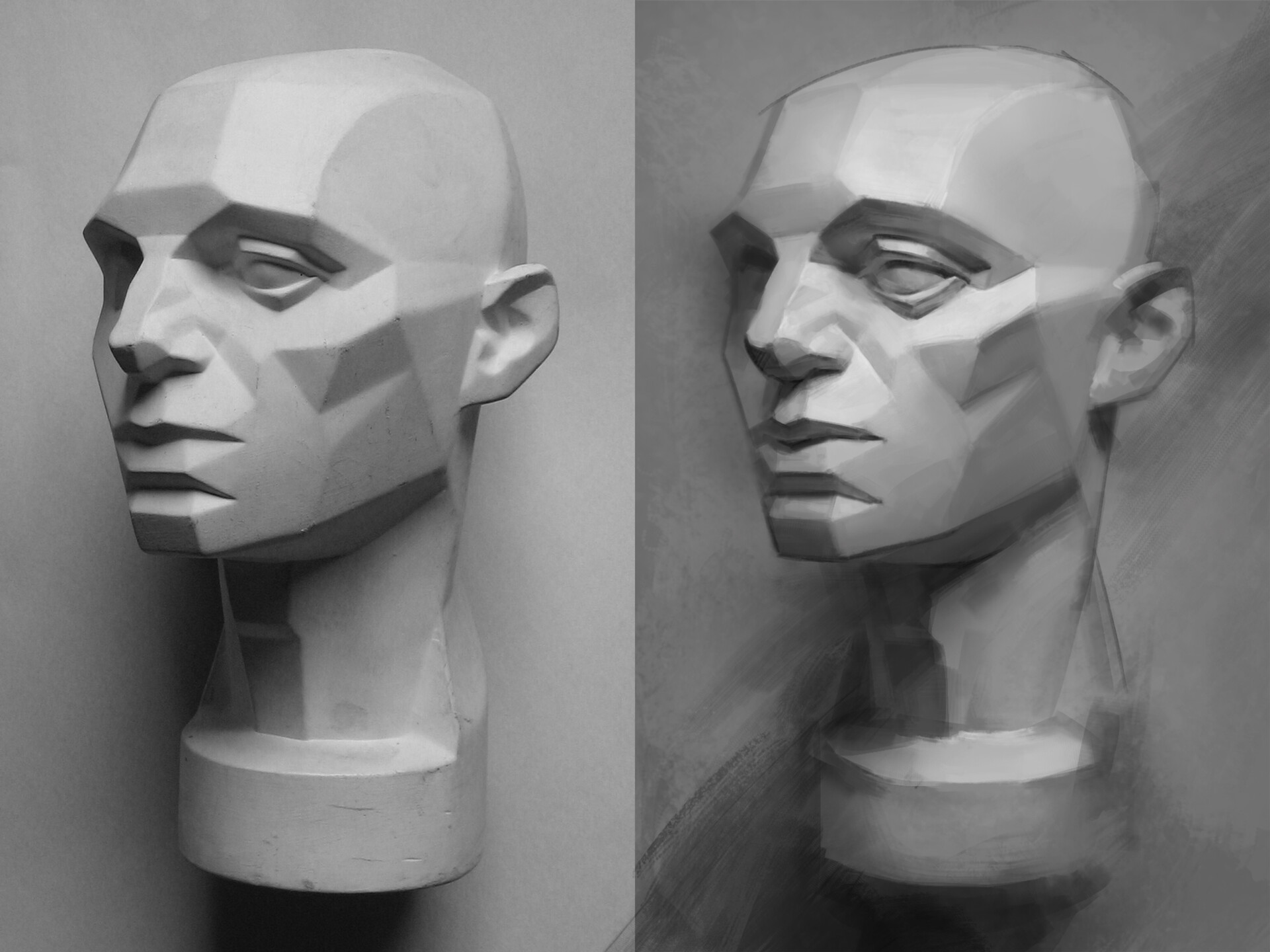 ArtStation - Sketch_Plaster statue 02