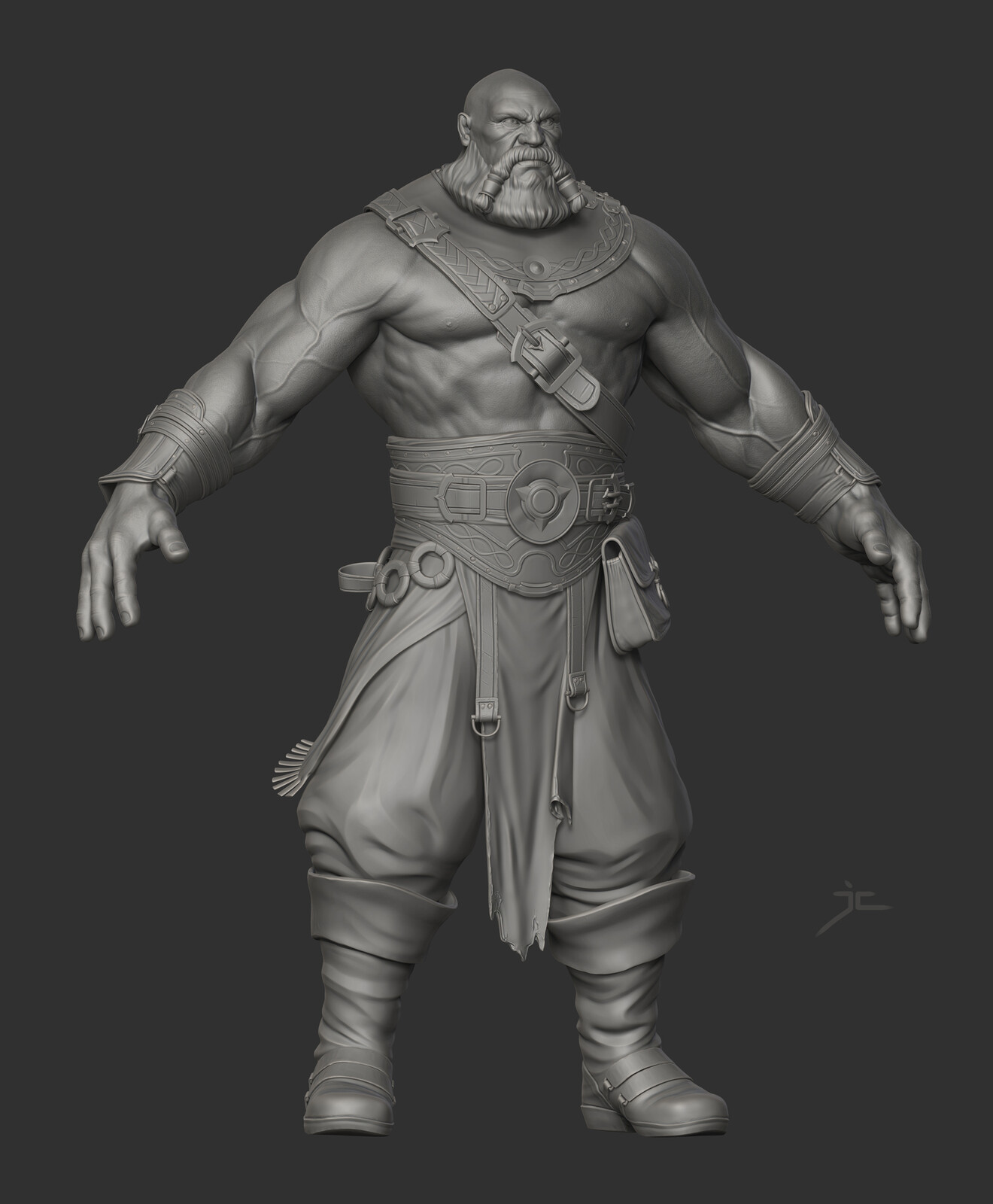 ZBrush Clay Render
