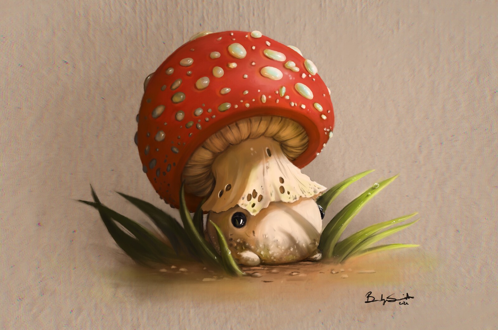 Mushroom creature