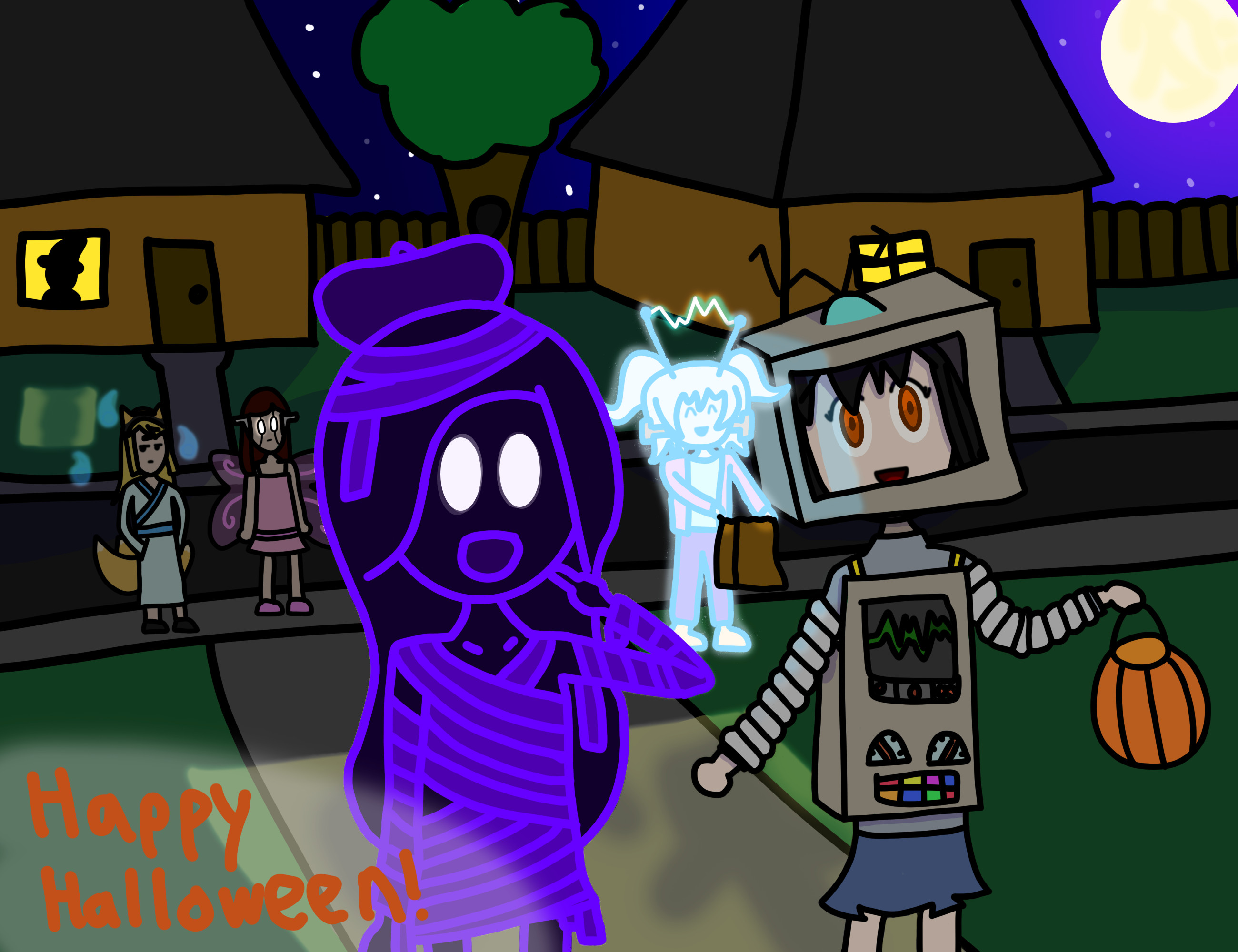 Grayson Orcutt Also halloween art