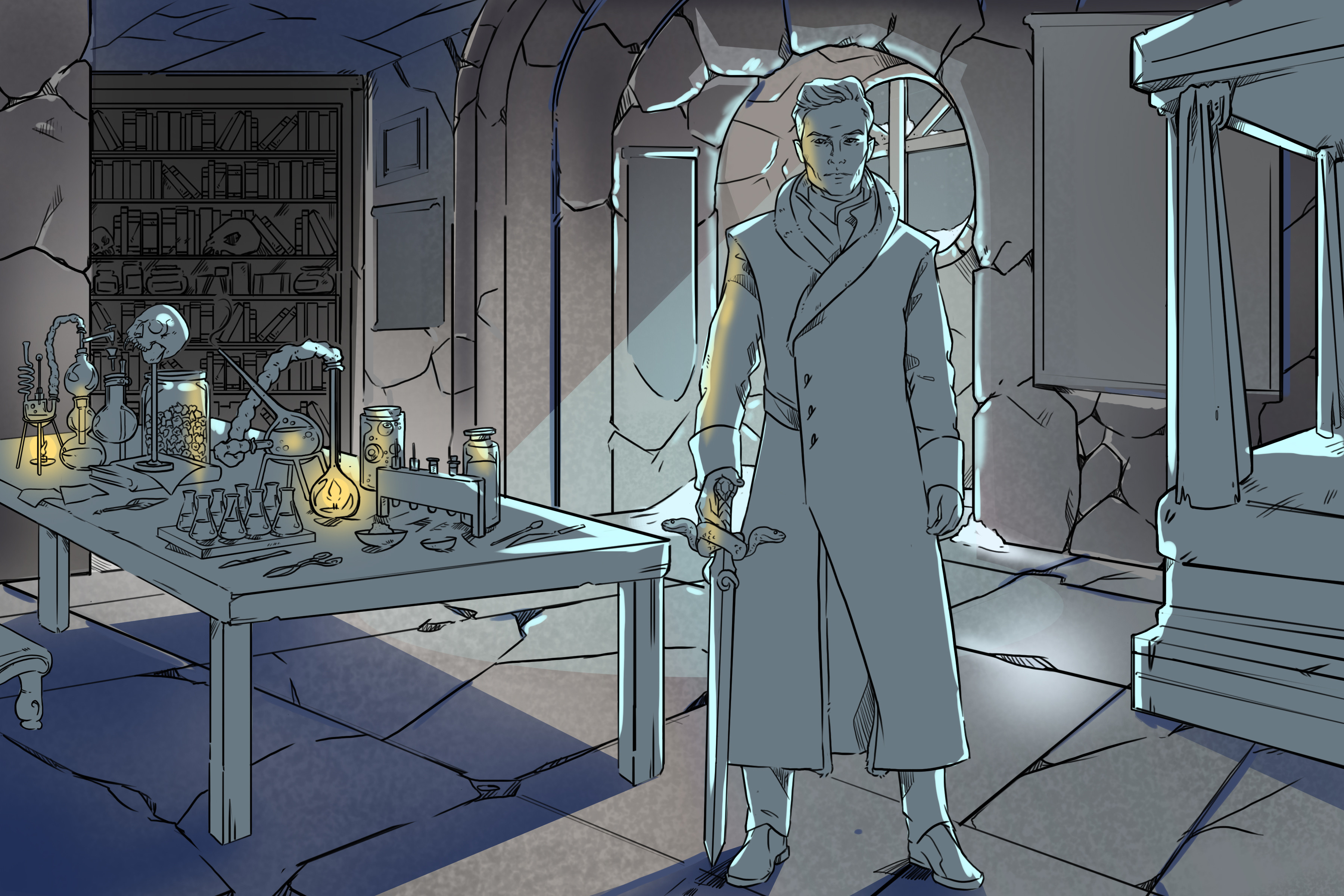 Vampire Concept Art

Private Collection
Progress Picture
Copyright Adam M Botsford